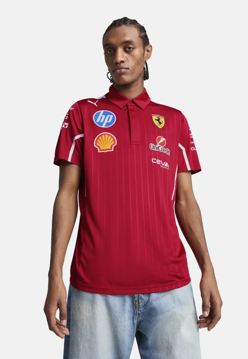 SCUDERIA FERRARI HP - Poloshirt - dark cherry