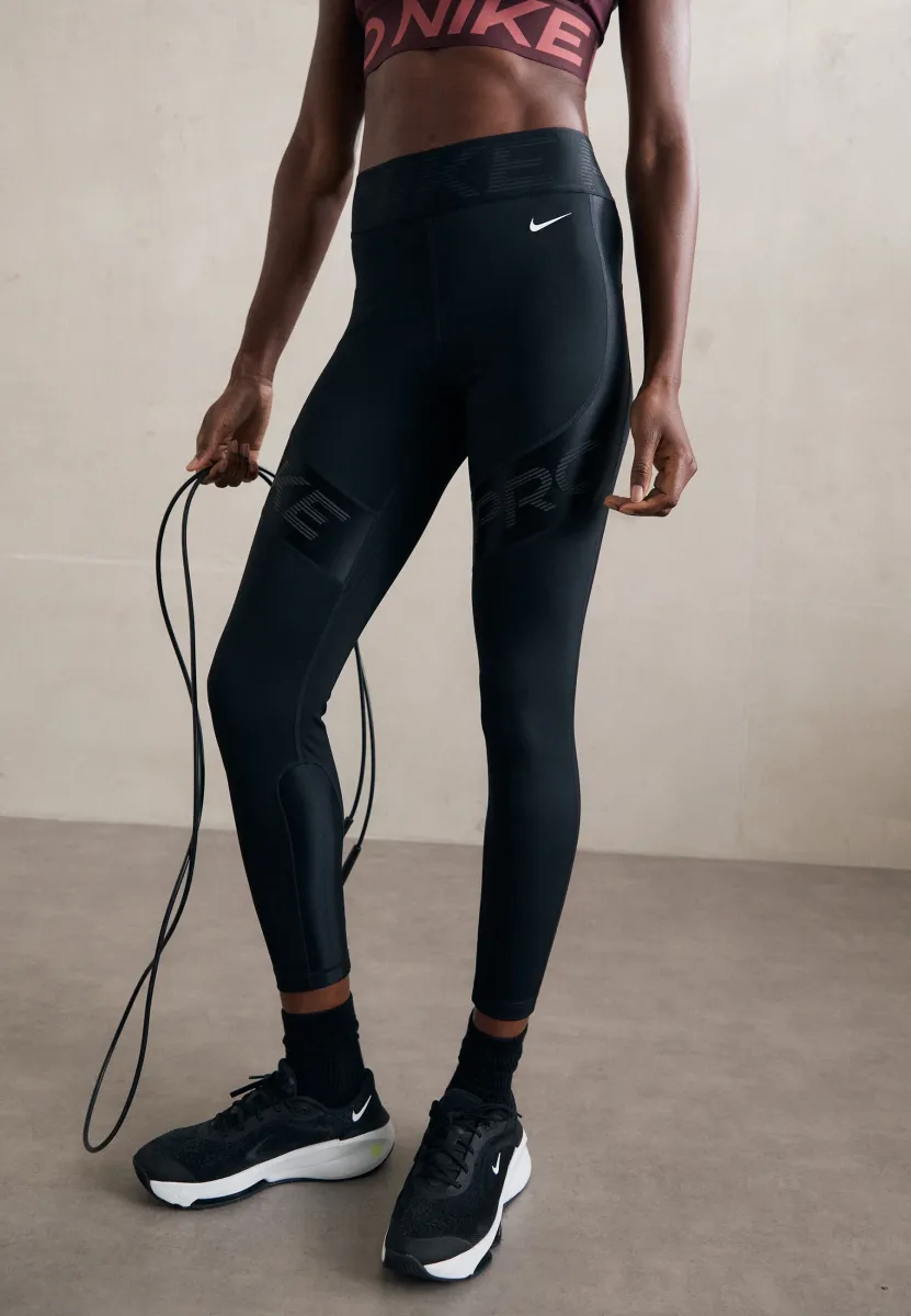 SCULPT 7/8 - Tights - black/anthracite/white