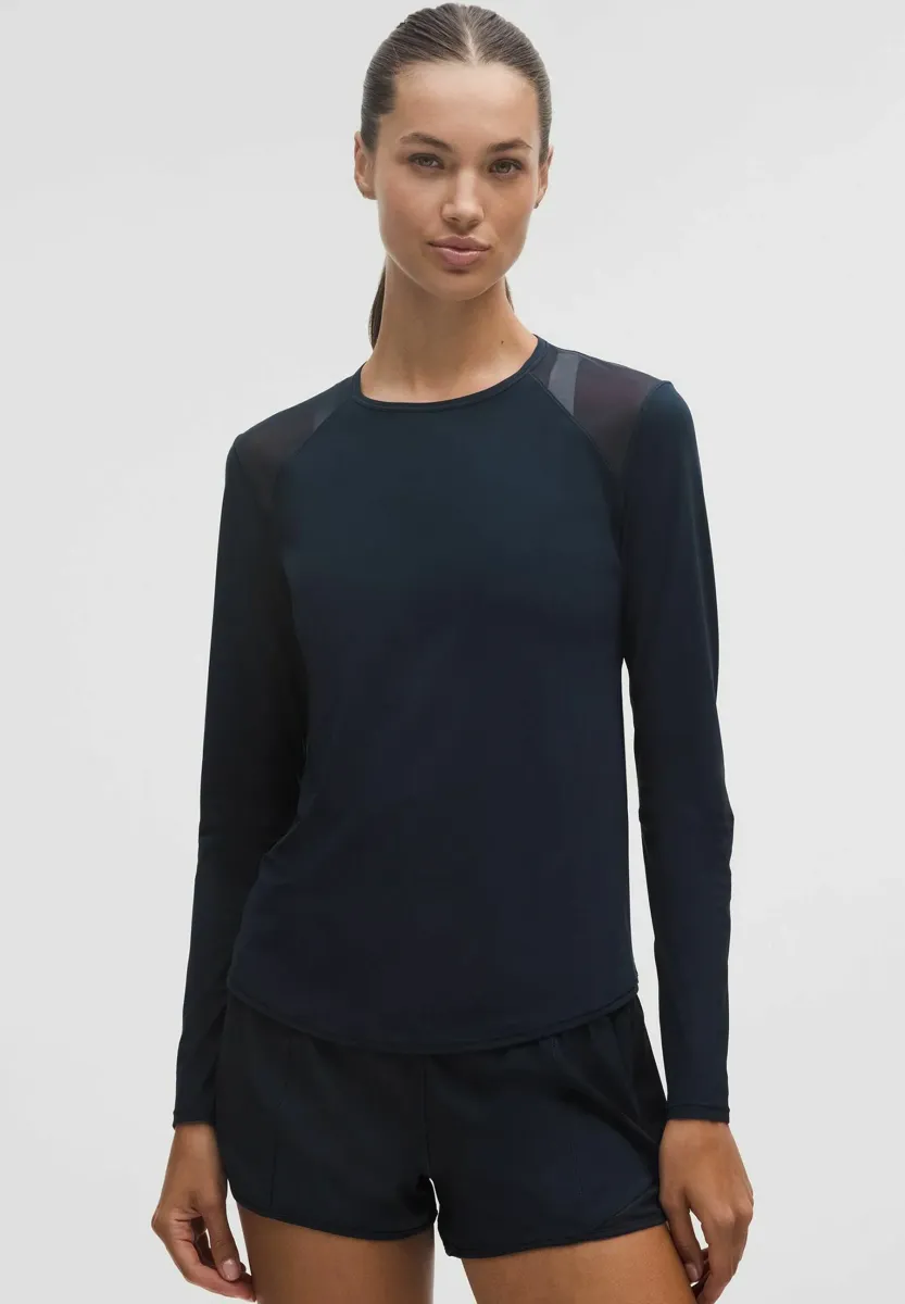 SCULPT LONG SLEEVE - Langarmshirt - true navy