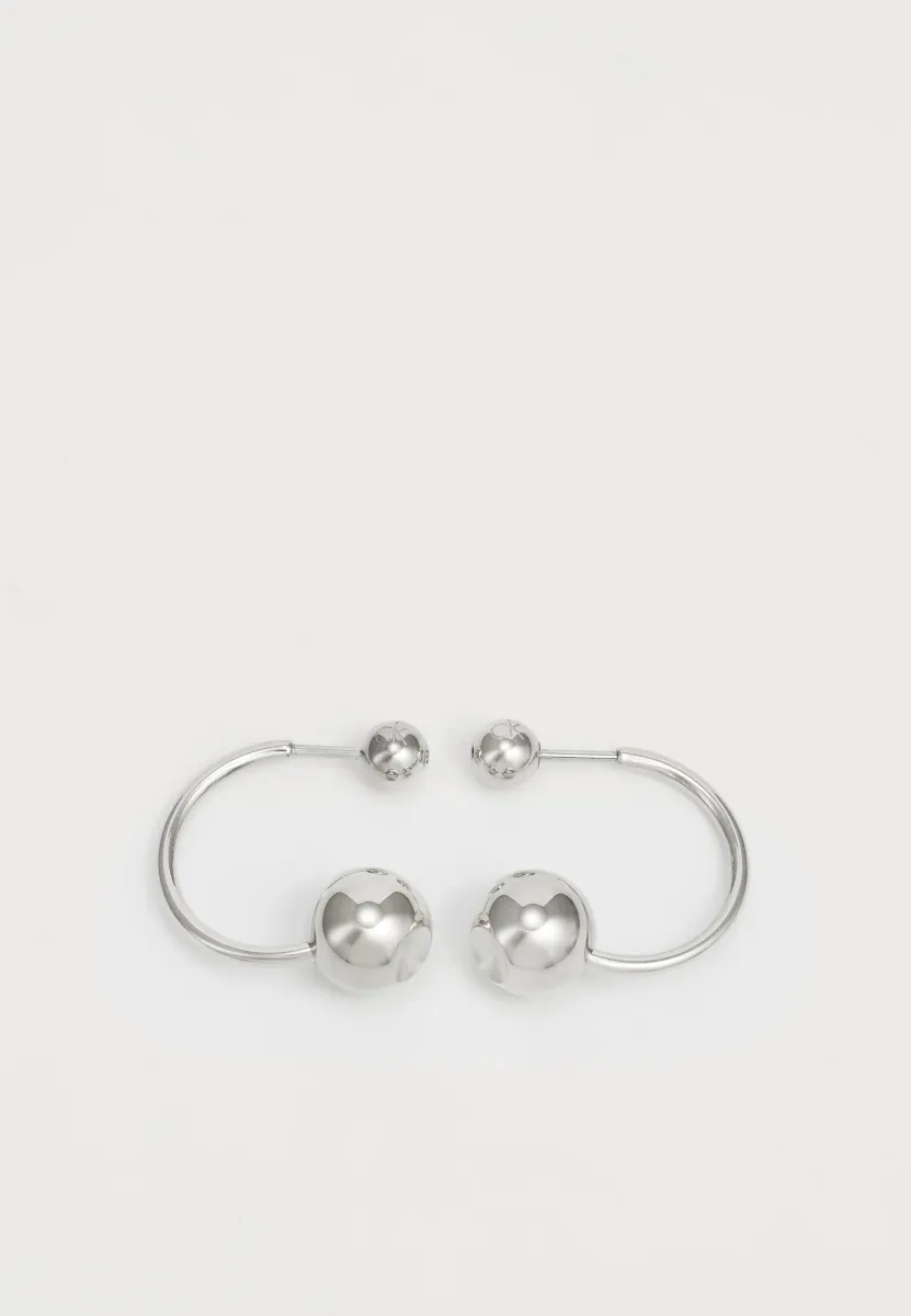 SCULPTURAL BUBBLES - Ohrringe - silver-coloured