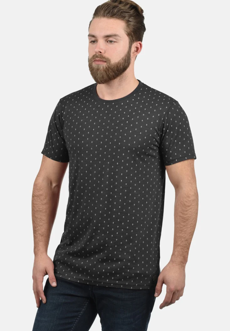 SDAARON - T-Shirt print - dark grey melange