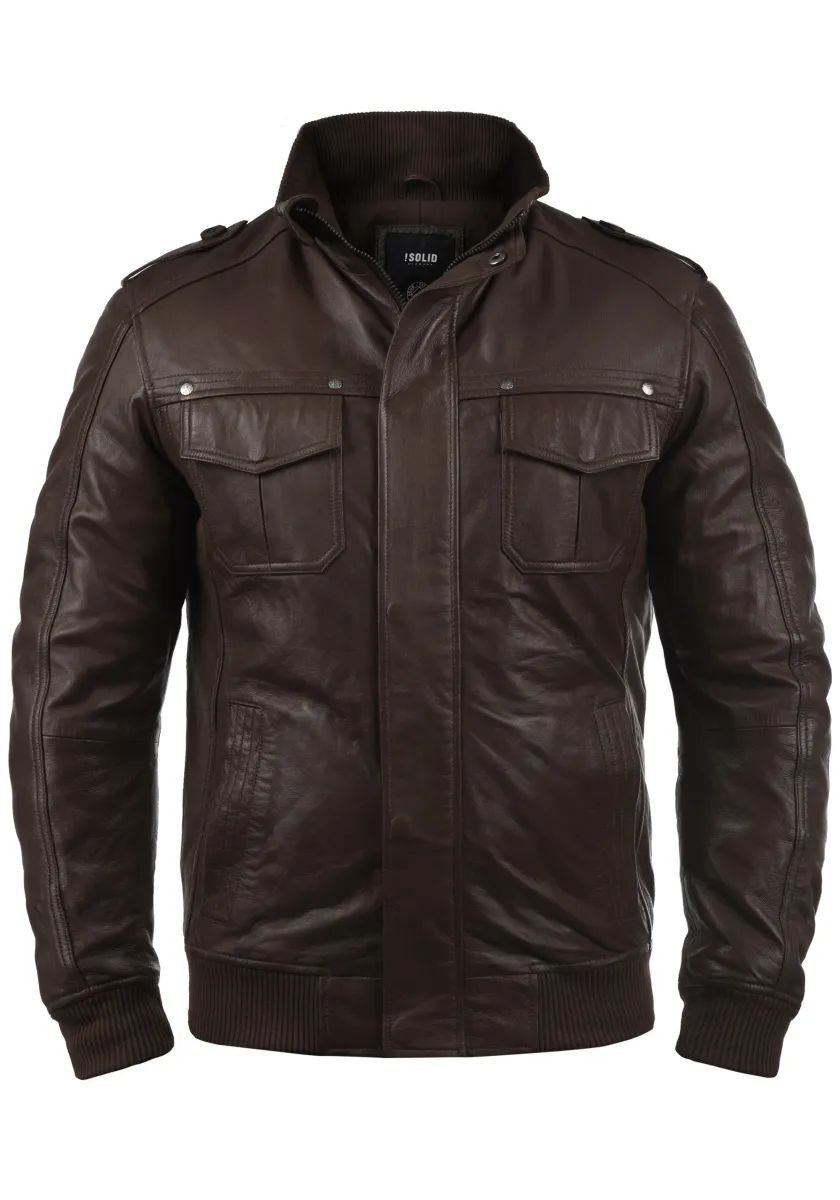 SDCAMASH - Lederjacke - brown