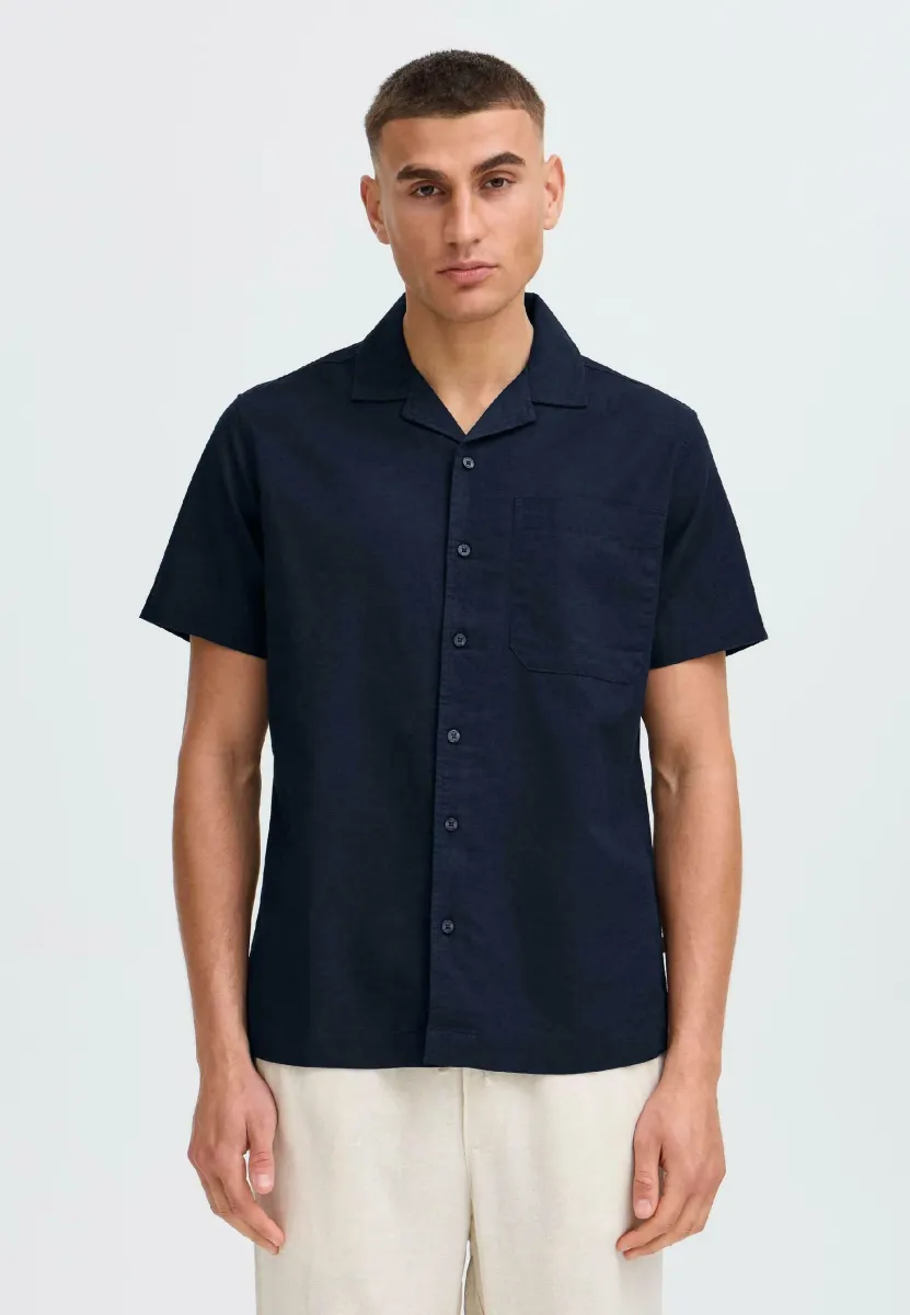 SDLITT LINEN MIX - Hemd - insignia blue
