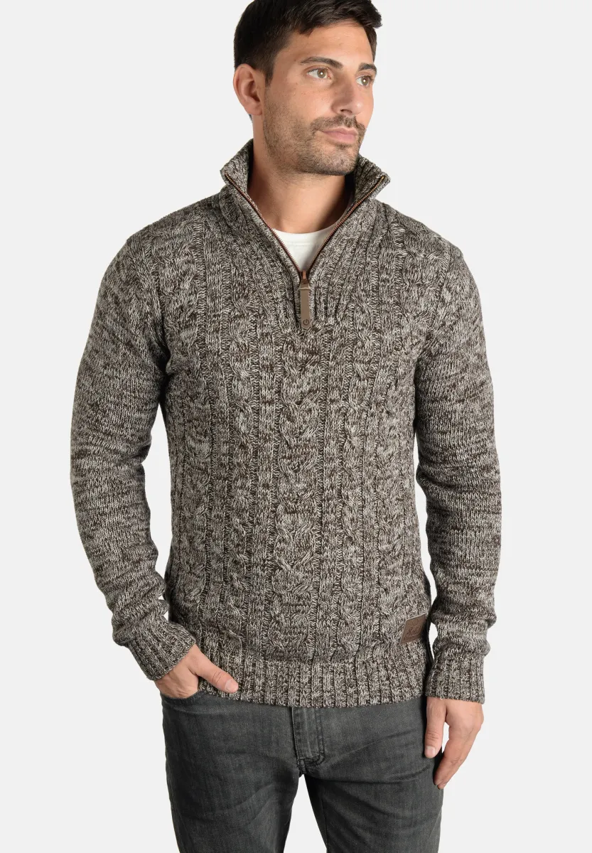 SDPankraz - Strickpullover - coffee bean