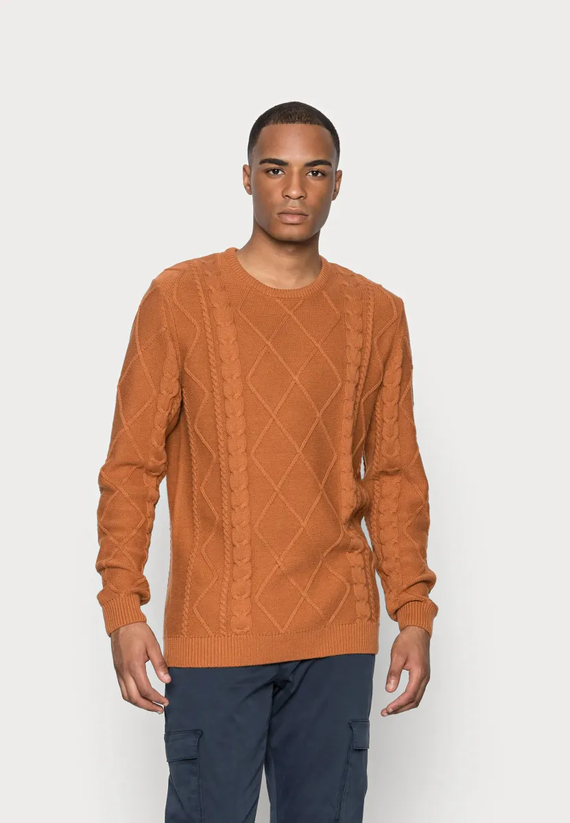 SDTerence - Strickpullover - roasted pecan