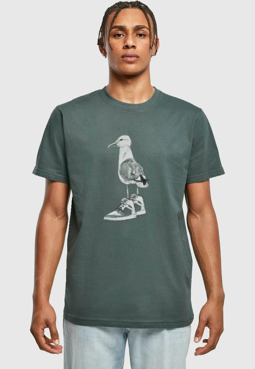 SEAGULL SNEAKERS TEE - T-Shirt print - bottlegreen
