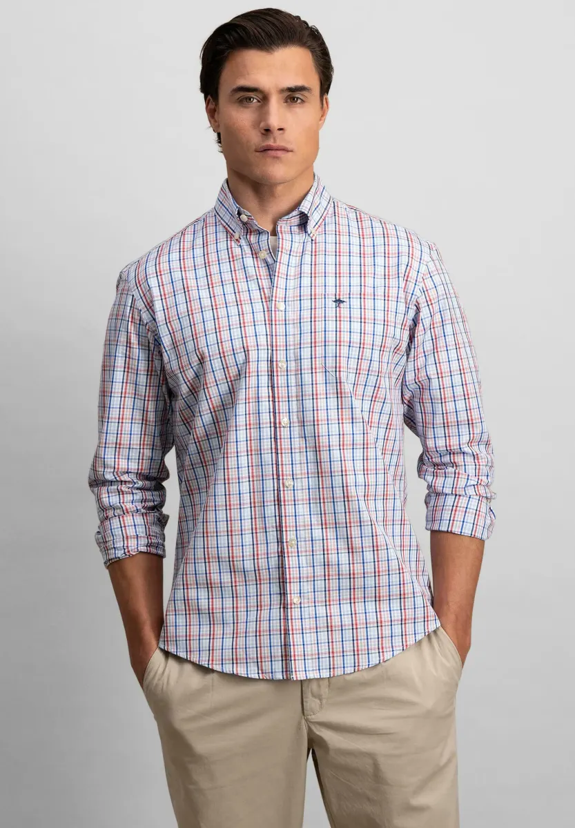 SEASONAL COMBI CHECK - Hemd - poppy red