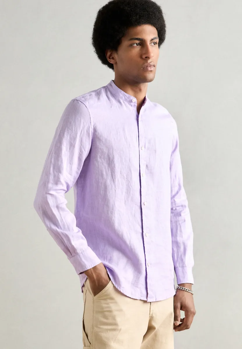 SEASONAL CORE REGULAR FIT STAND UP COLLAR SHIRT - Hemd - bright lavender