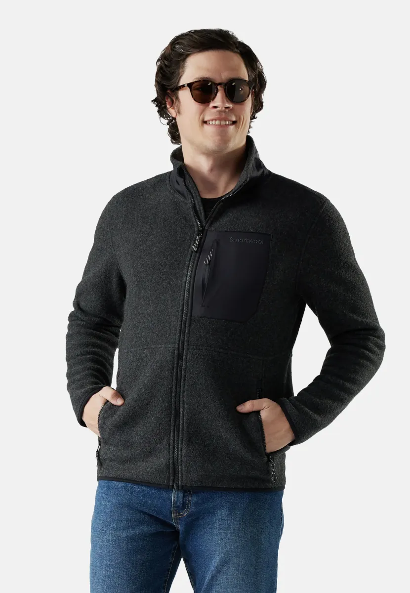 SECOND CUT - Fleecejacke - charcoal