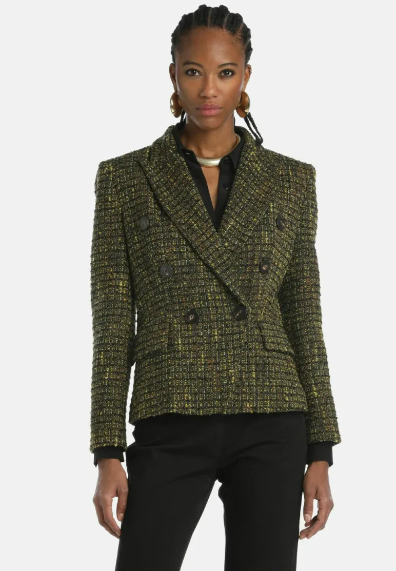 SELLY - Blazer - verde marrone