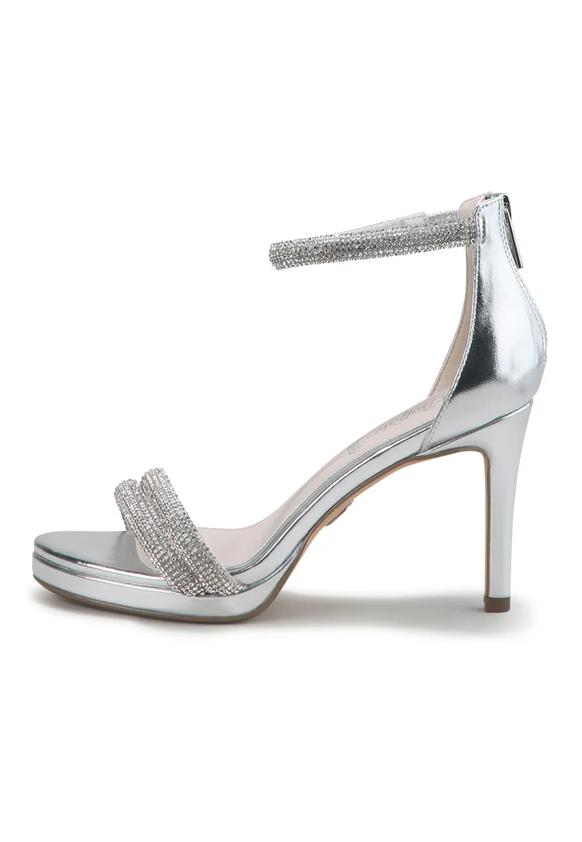 SELMA - High Heel Sandalette - silver