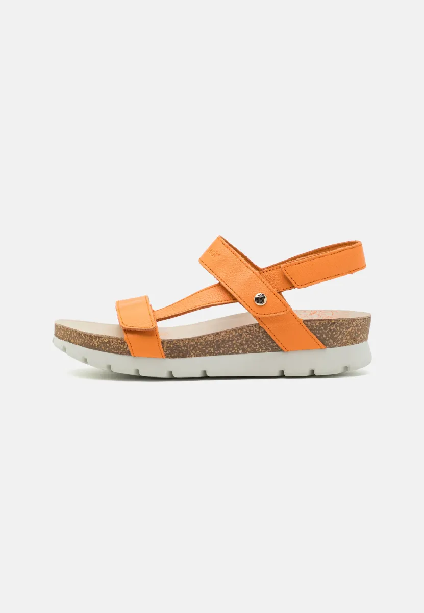 SELMA - Keilsandalette - orange