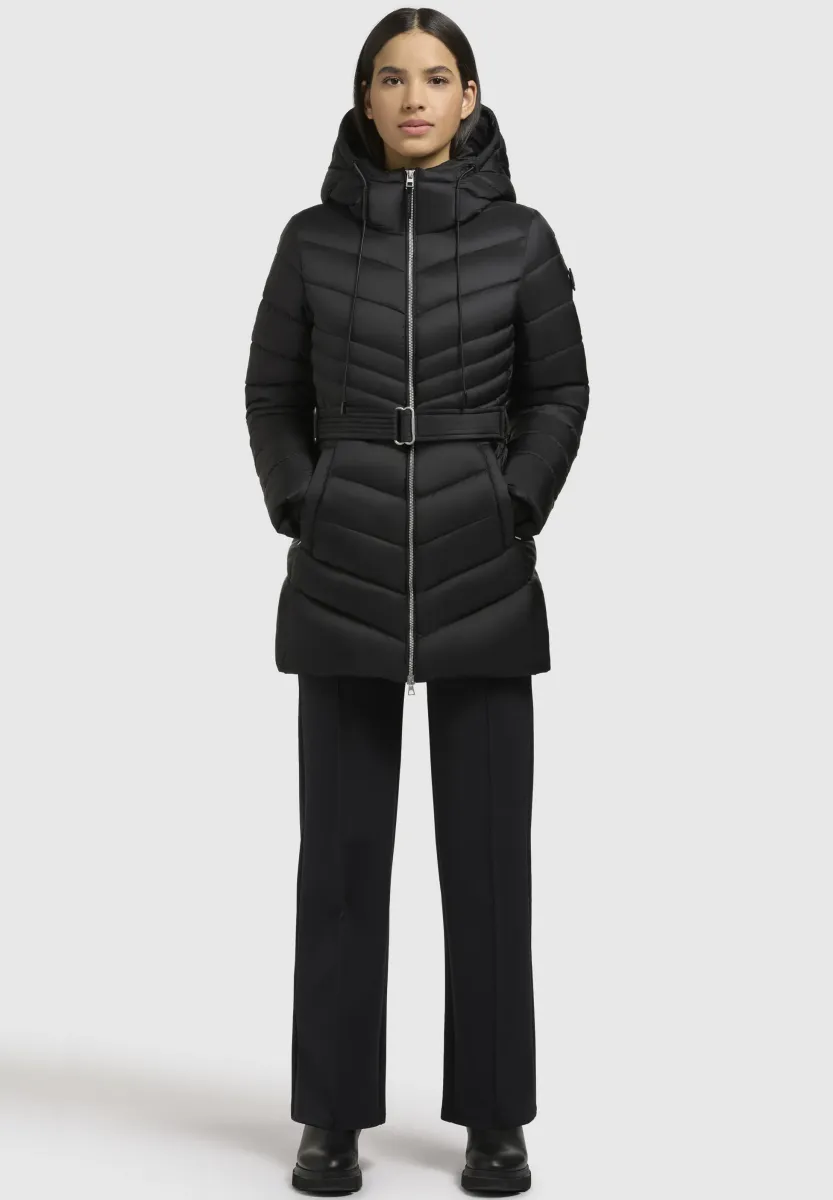 SELMA - Wintermantel - schwarz