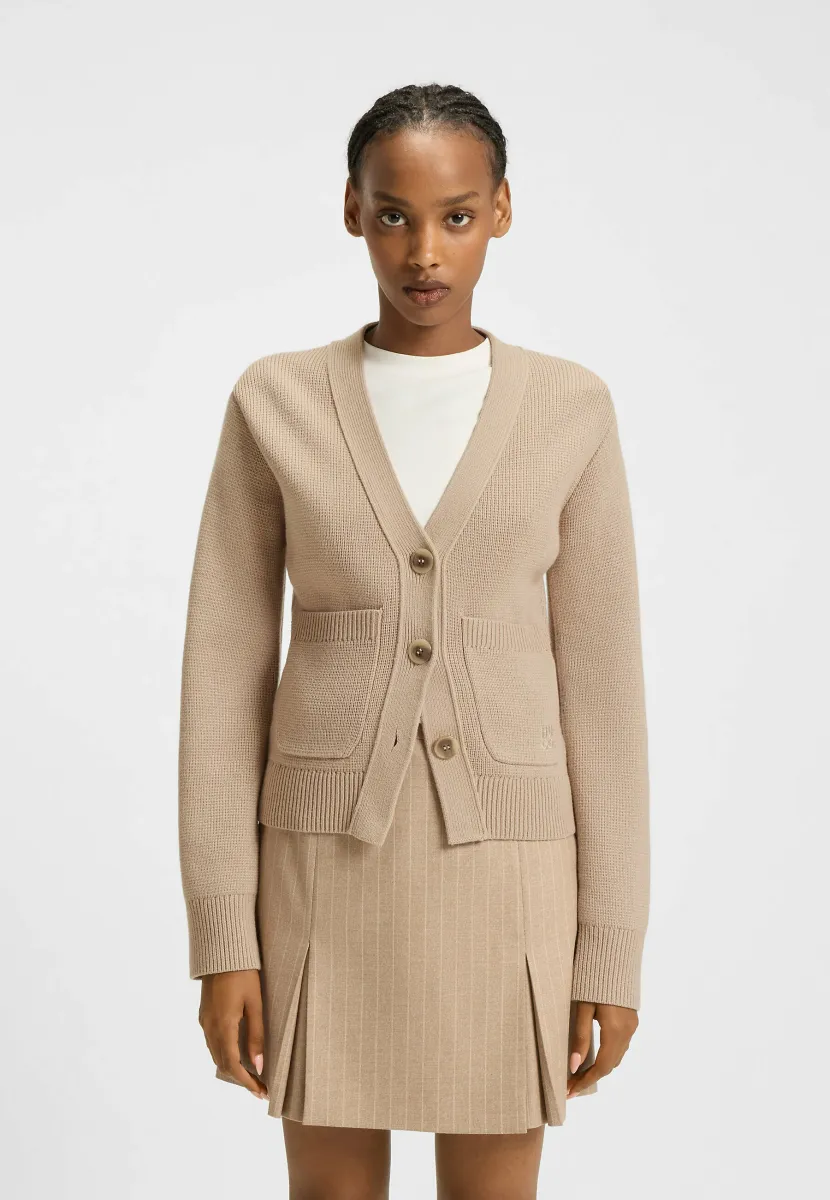 SELOSINA - Strickjacke - light brown one