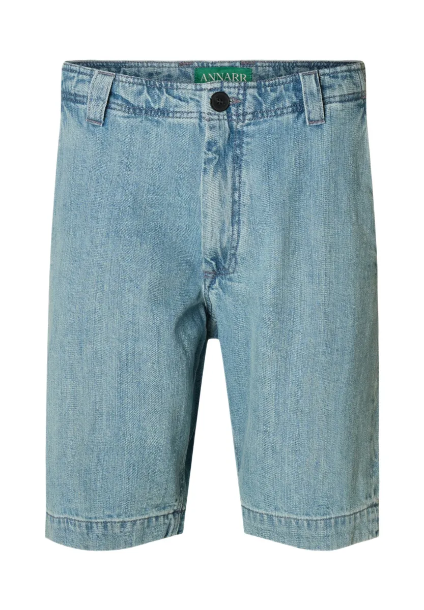 SELVEDGE - Jeans Shorts - light blue
