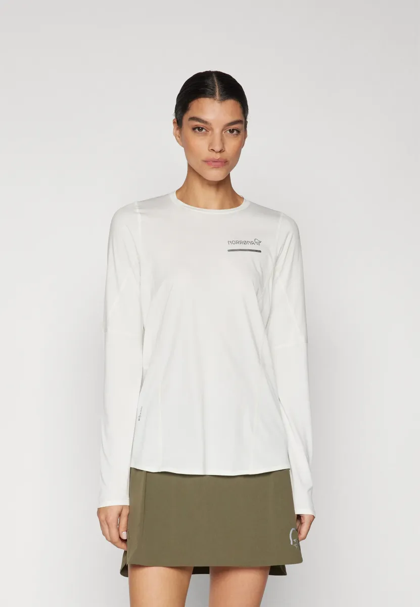 SENJA EQUALISER LIGHTWEIGHT LONG SLEEVE - Langarmshirt - snow white