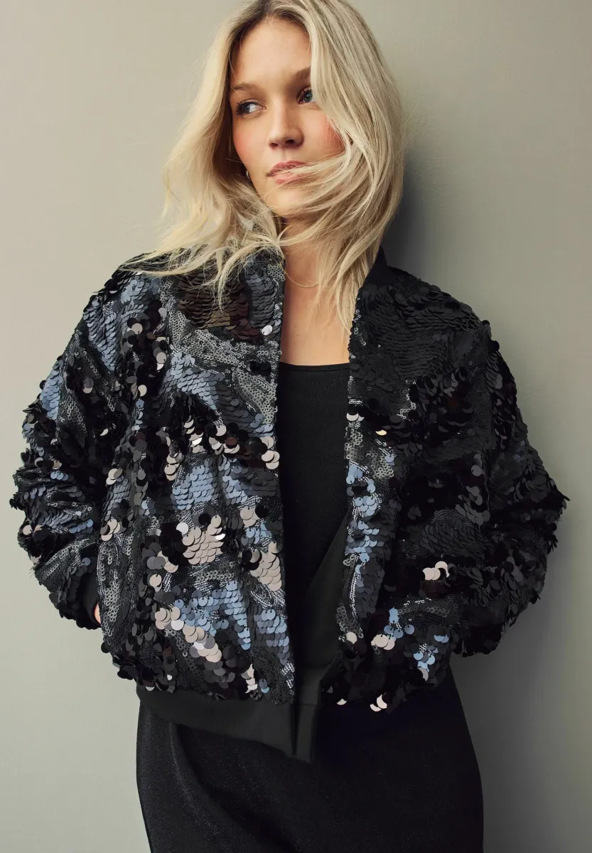 SEQUIN - Bomberjacke - dark blue