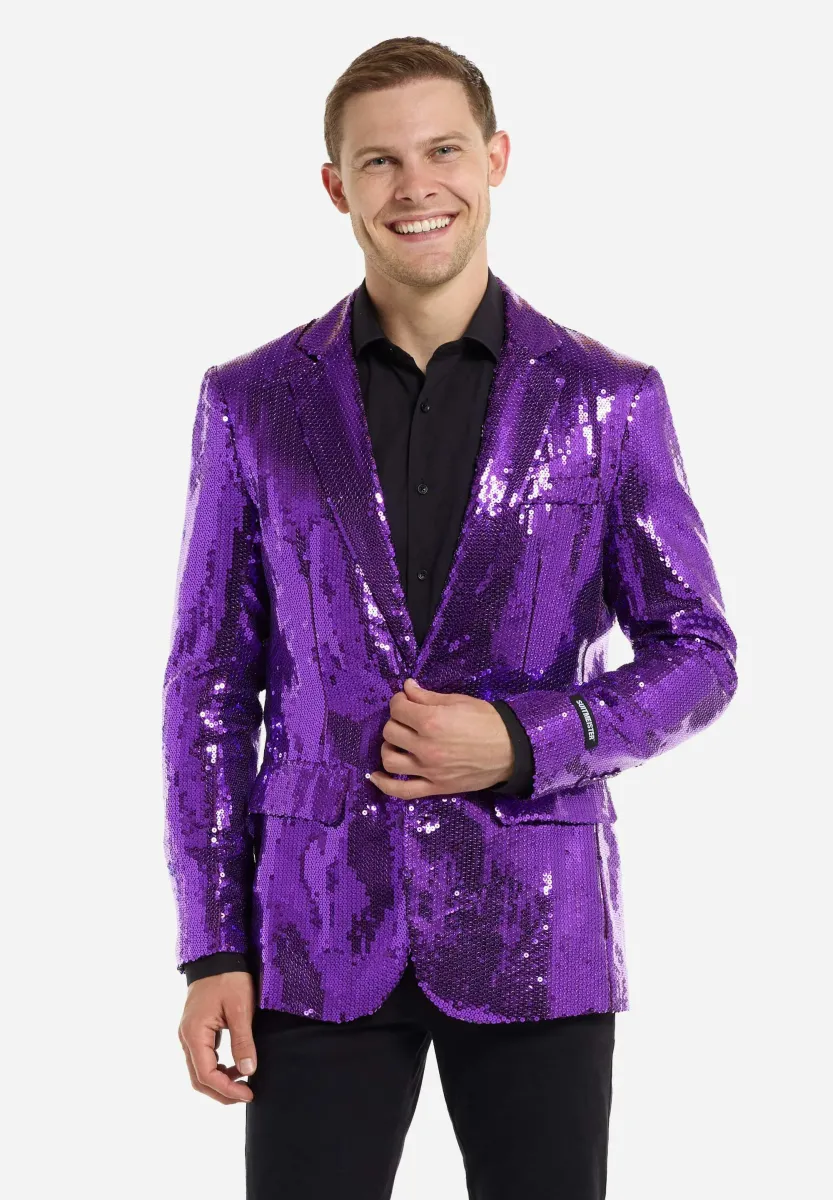 SEQUINS - Anzugsakko - purple