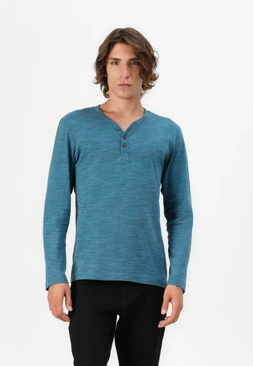 SERAFINO - Langarmshirt - real teal blue