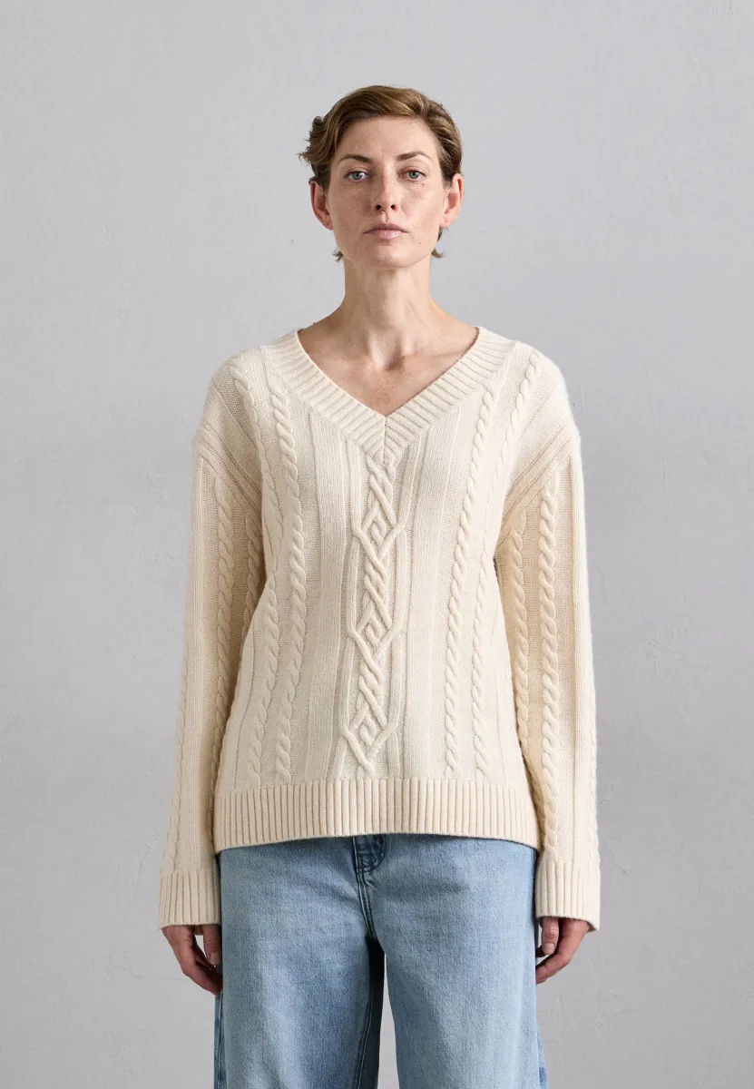 SEREN - Strickpullover - marshmallow