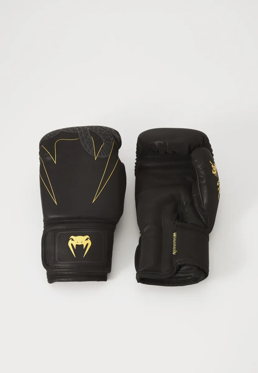 SERPENTI BOXING GLOVES - Boxhandschuh - black/silver-coloured/gold-coloured