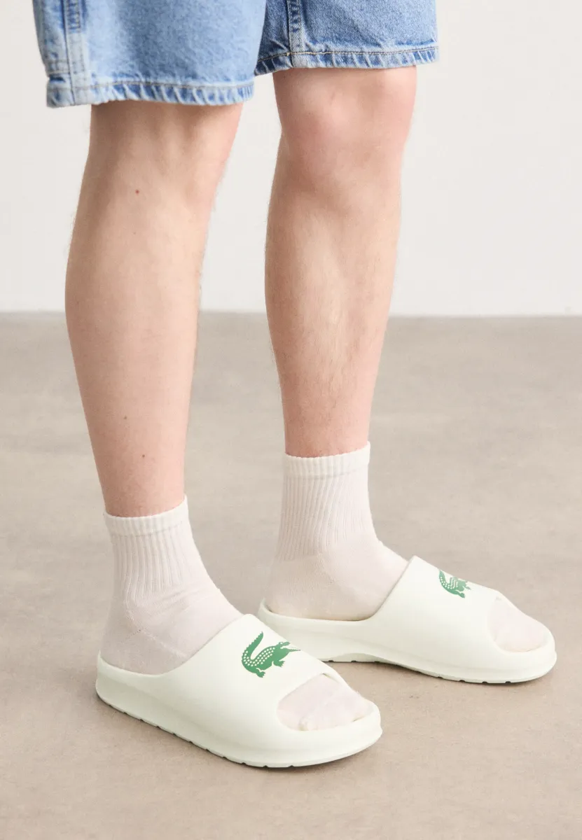 SERVE SLIDE 2.0 224 - Pantolette flach - off white/dark green