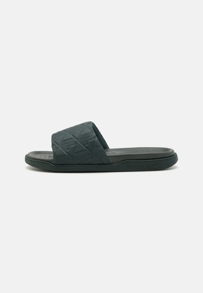 SERVE SLIDE DUAL - Pantolette flach - dark green