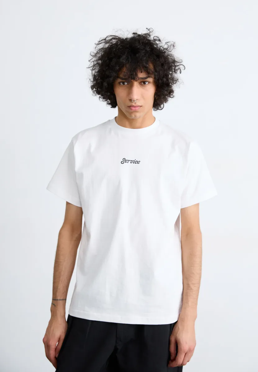 SERVICE LOGO TEE - T-Shirt basic - white