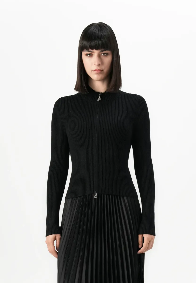 SESTRY - Strickjacke - black