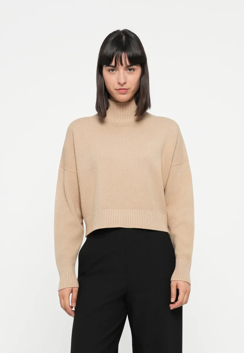 SESTY - Strickpullover - open beige
