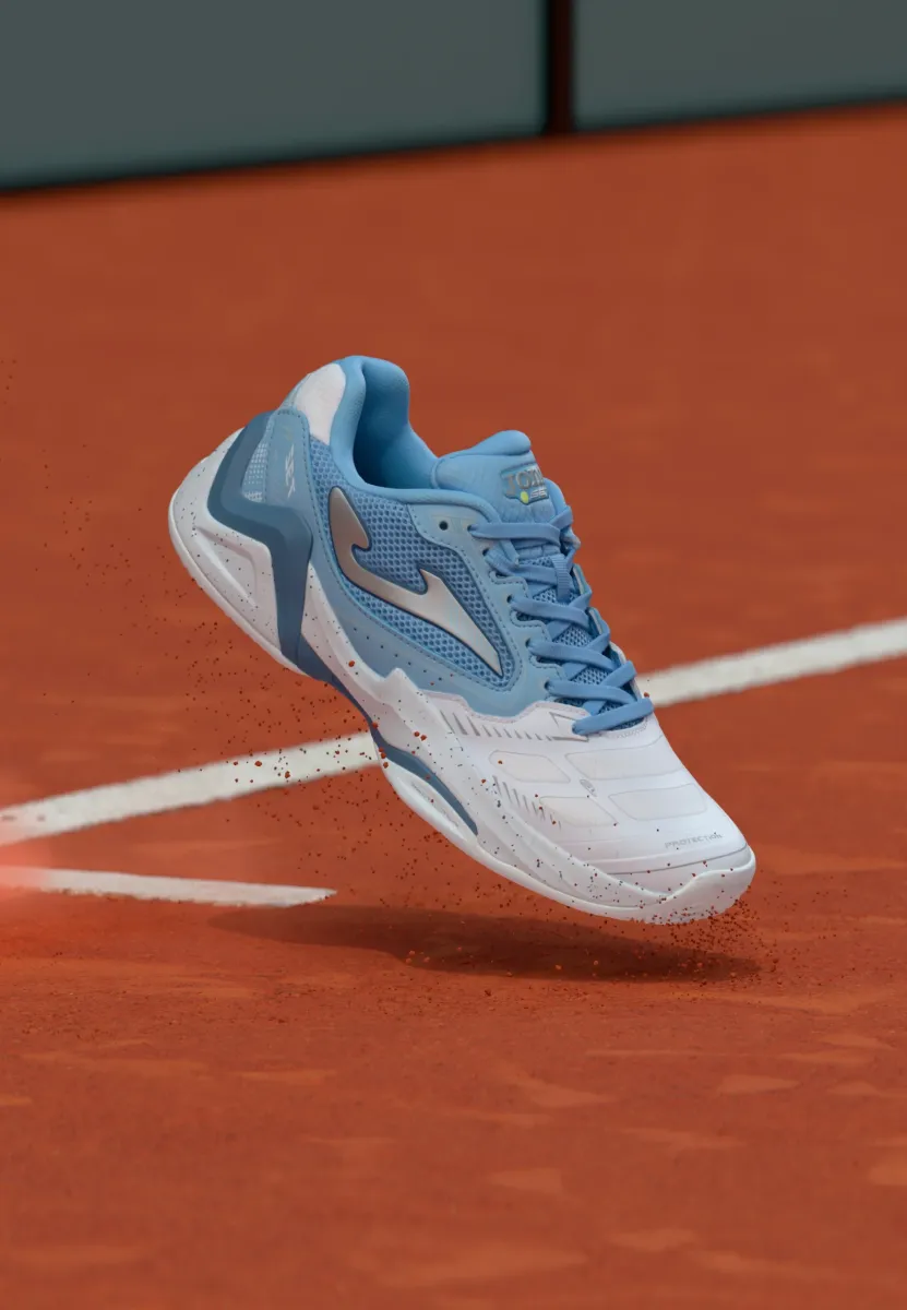 SET CLAY - Tennisschuh für Sandplätze - blue/white
