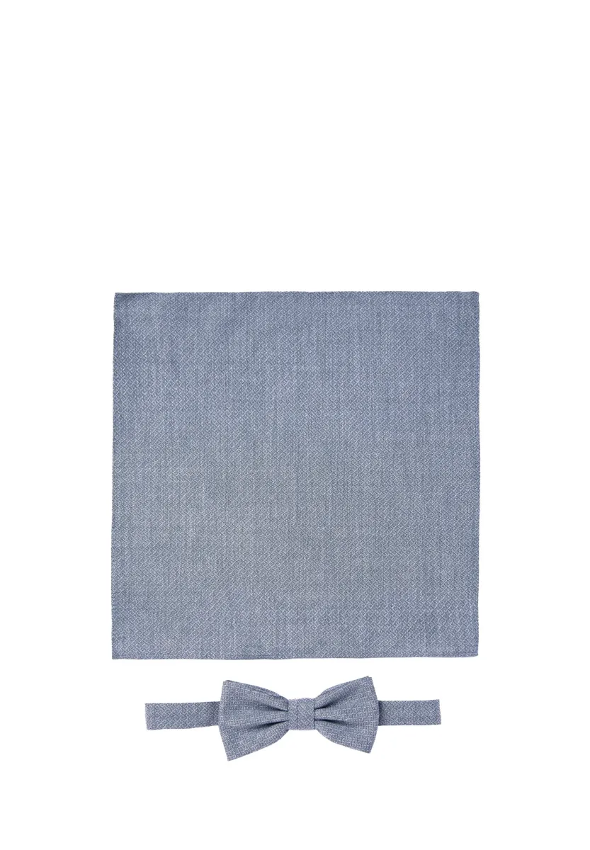 SET - Einstecktuch - blau