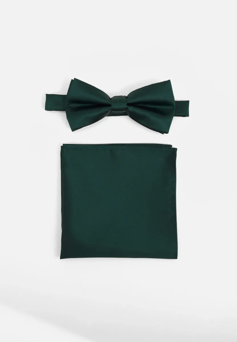 SET - Einstecktuch - dark green