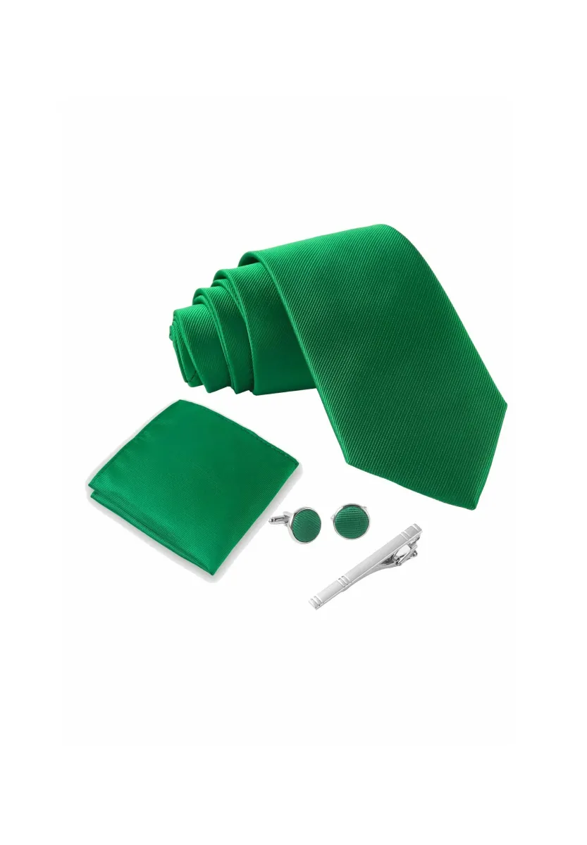 SET - Einstecktuch - grün