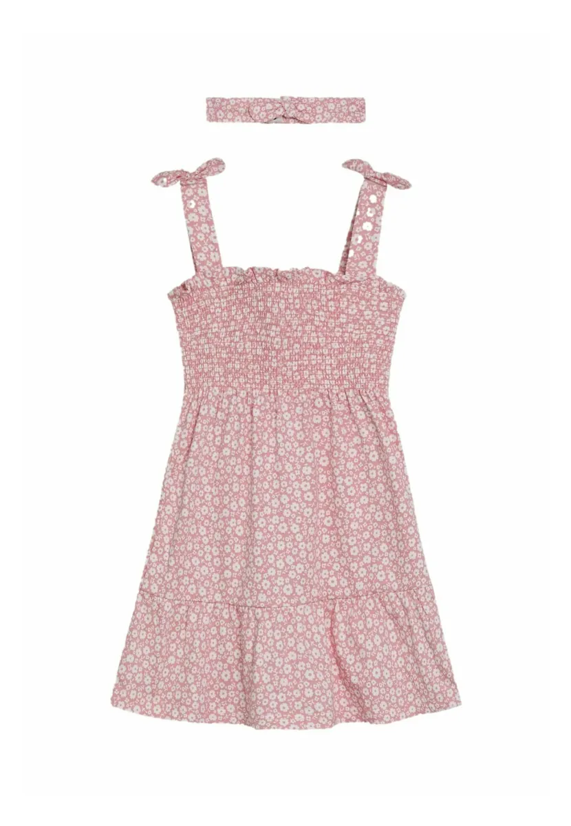 SET - Freizeitkleid - pink floral