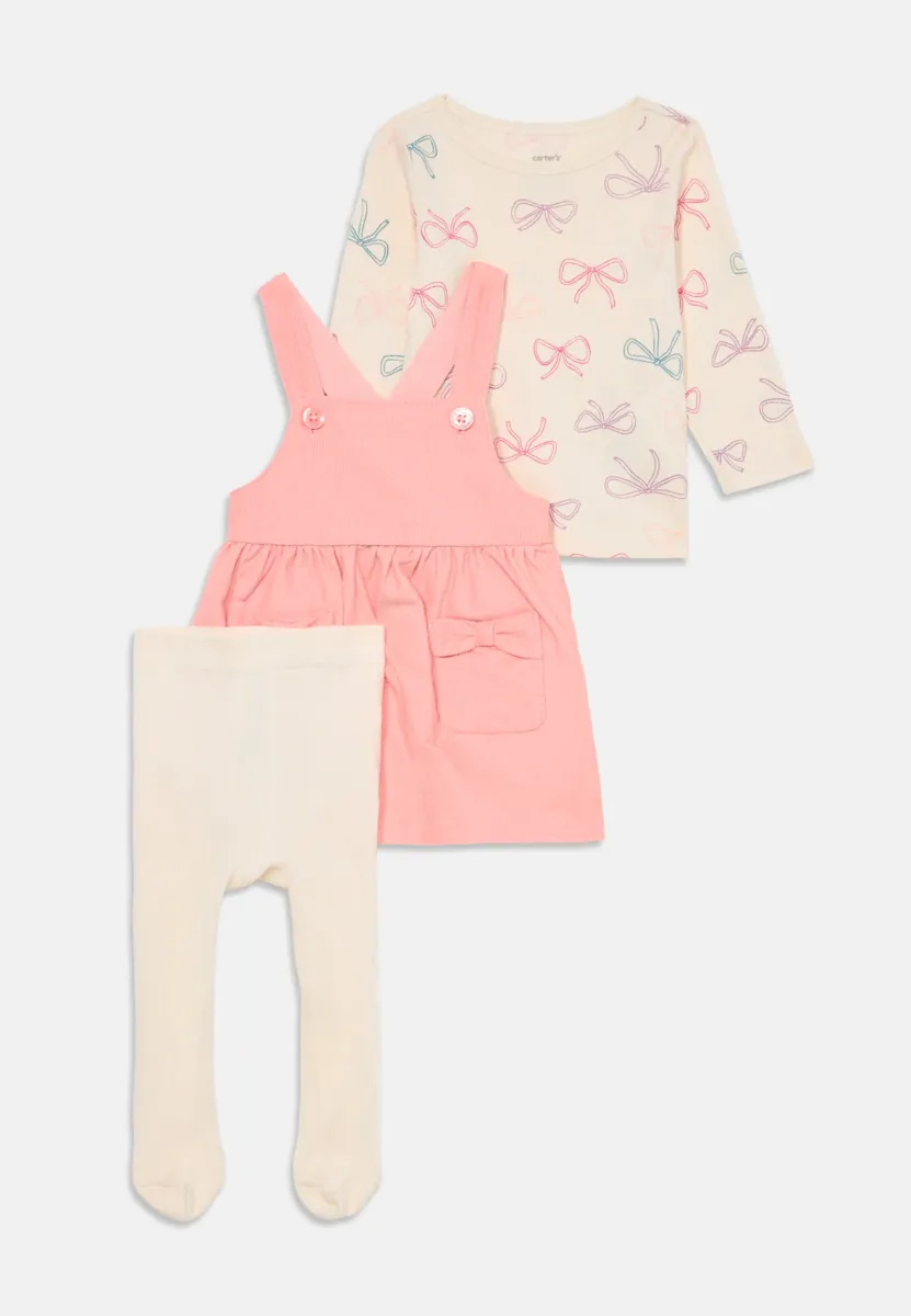 SET - Freizeitkleid - pink/off-white