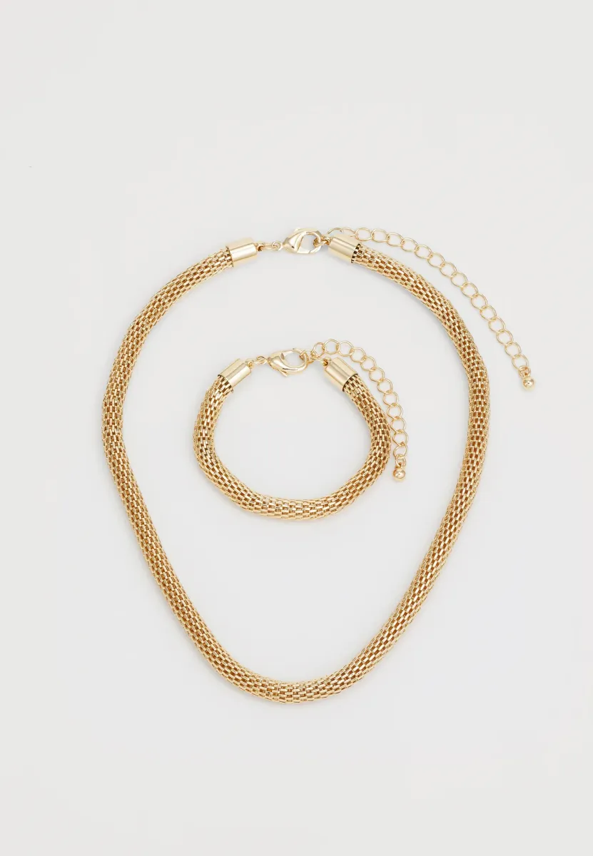 SET - Halskette - gold-coloured