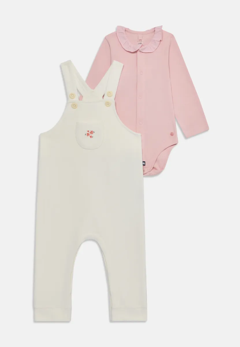 SET - Latzhose - milk/joli
