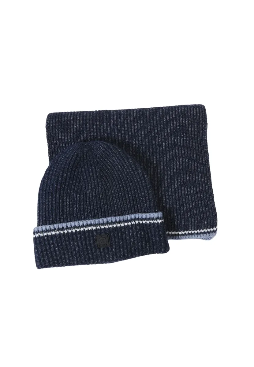 SET - Mütze - navy