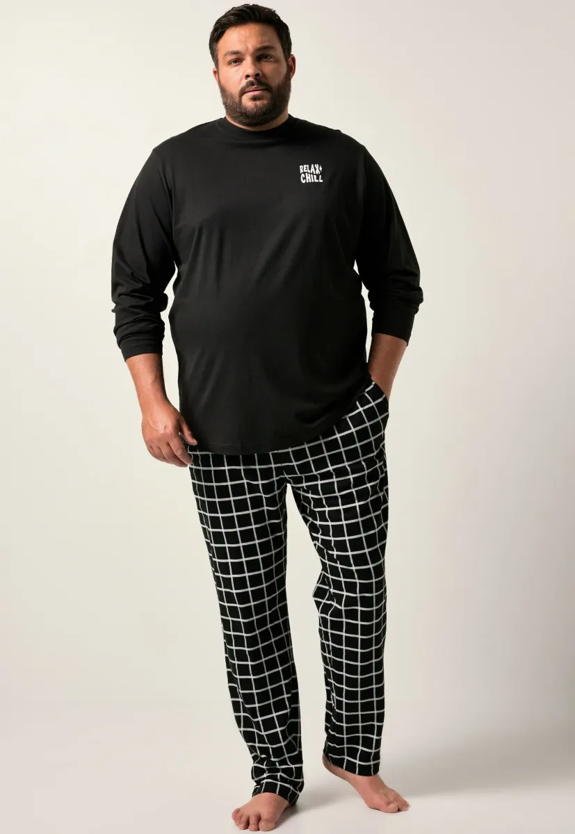 SET - Nachtwäsche Set - black