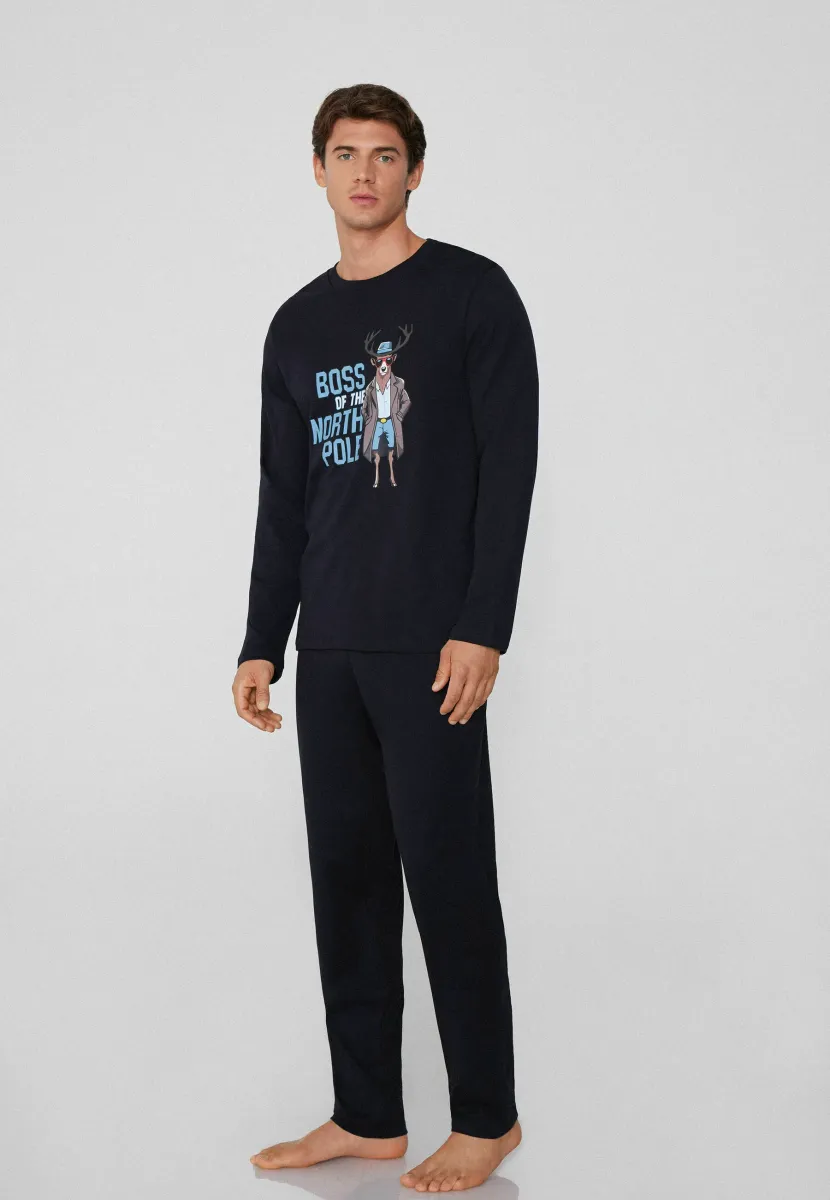 SET - Nachtwäsche Set - blue