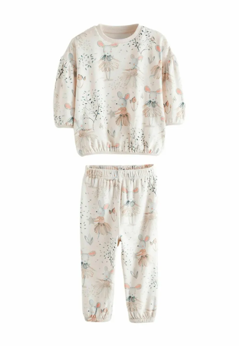 SET - Nachtwäsche Set - cream mouse