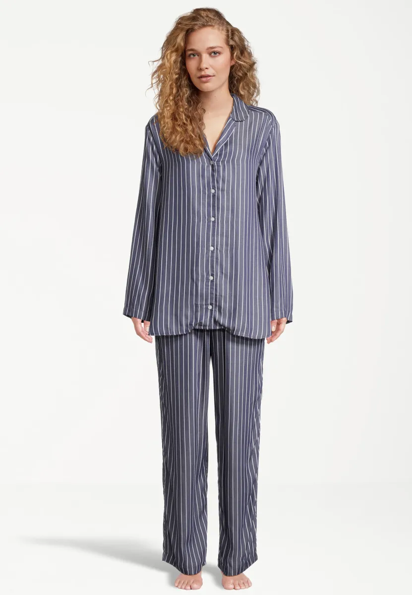 SET - Nachtwäsche Set - navy