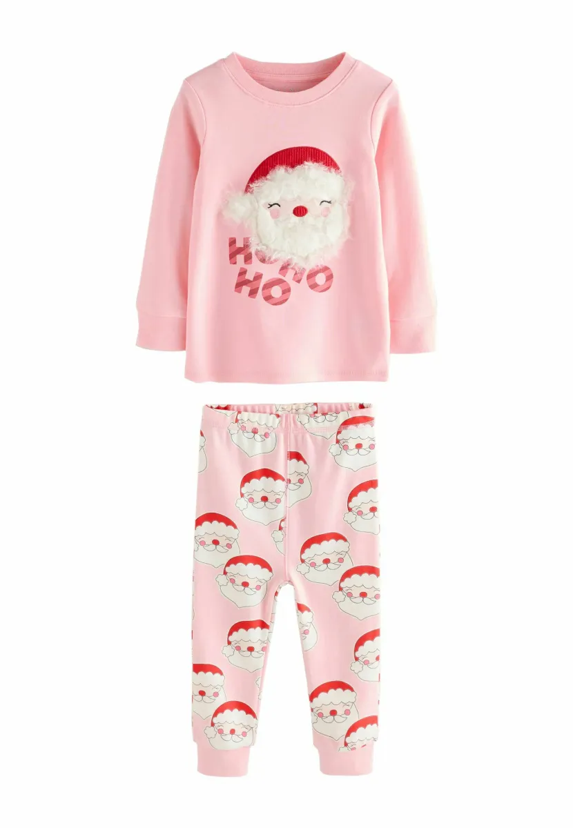 SET - Nachtwäsche Set - pink santa