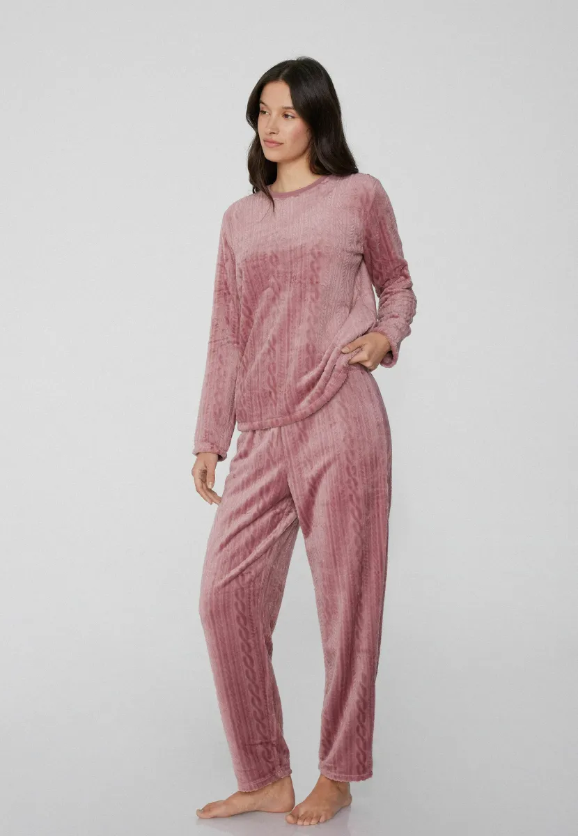 SET - Nachtwäsche Set - pink