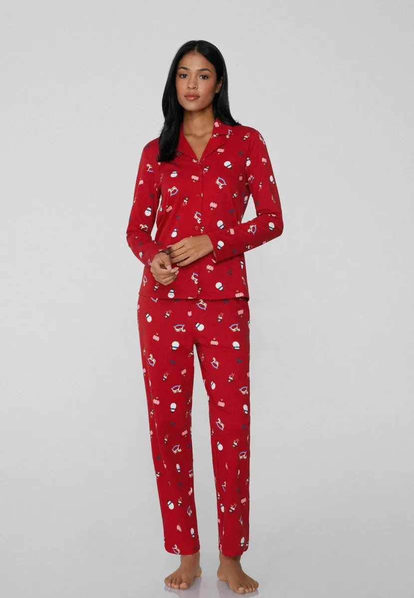 SET - Nachtwäsche Set - print