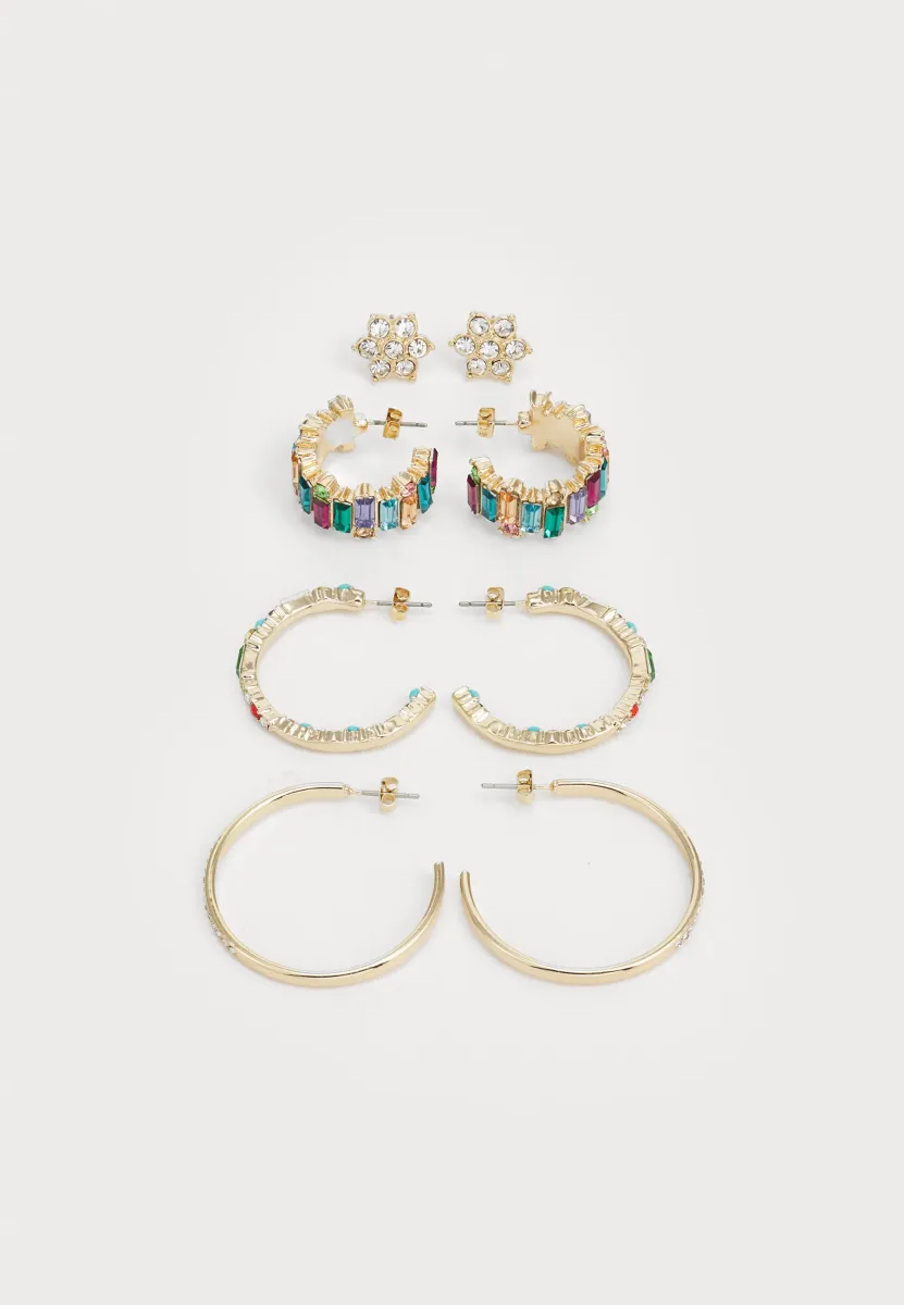 SET - Ohrringe - gold-coloured