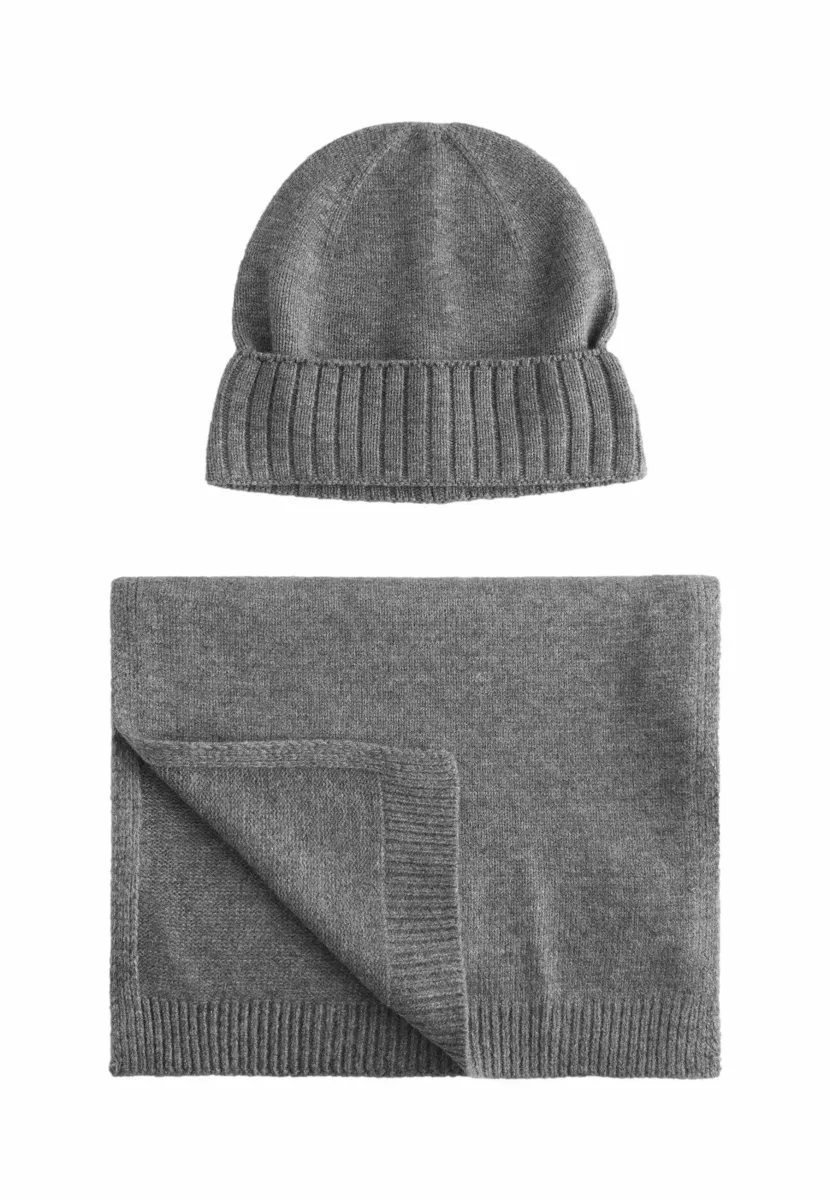 SET - Schal - grey