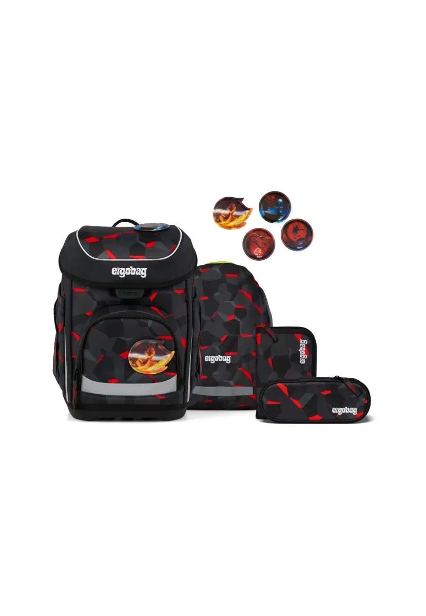 SET - Schulranzen - taekbärdo - grau