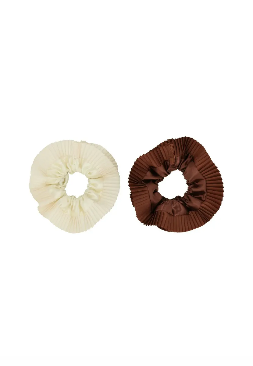 SET SCRUNCHIE - Haar-Styling-Accessoires - beige - brown